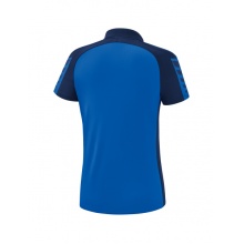 Erima Sport-Polo Six Wings (100% Polyester, taillierter Schnitt, schnelltrocknend) royalblau/navyblau Damen